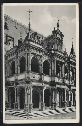 AK Köln, Renaissance-Portal des Kölner Rathauses