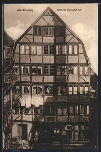 AK Alt-Hamburg, Brahms Geburtshaus