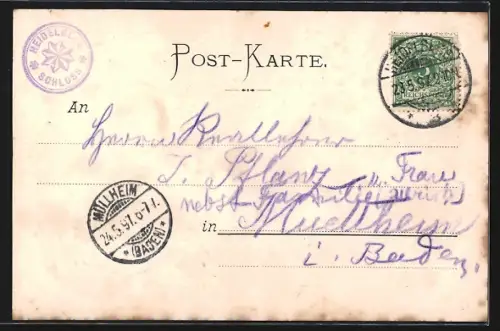 AK Heidelberg, das Schloss