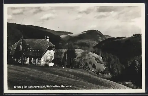 AK Triberg i. Schwarzwald, Waldkaffee Retsche