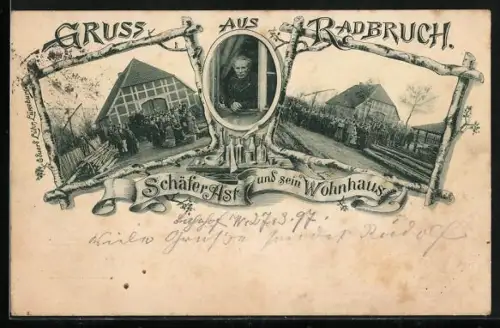 AK Radbruch, Schäfer Ast in seinem Wohnhaus