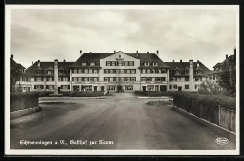 AK Schwenningen a. N., Gesamtansicht Gasthof Zur Tanne