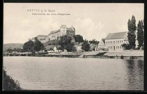 AK Wettin a. d. Saale, Stammschloss des sächs. Königshauses
