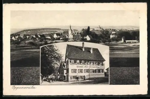 AK Oppenweiler, Gasthof zur Post, Bes. Hermann Klotz