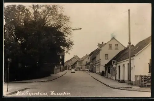 AK Heiligenhaus / Niederrhein, Blick in die Hauptstrasse