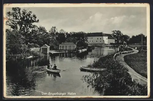 AK Angerburg, Partie am Hafen
