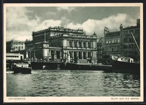 AK Königsberg, Blick auf die Börse