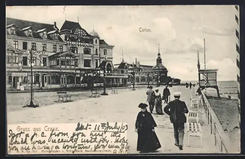 AK Cranz, Corso an der Ostseeküste