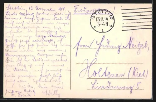 AK Stettin-Westend, Partie am Quistorturm