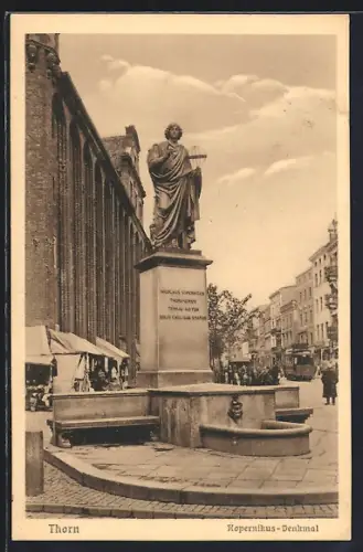 AK Thorn, Partie beim Kopernikus-Denkmal