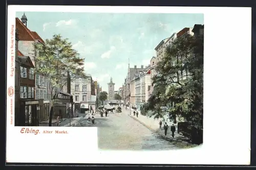 AK Elbing / Elblag, Alter Markt