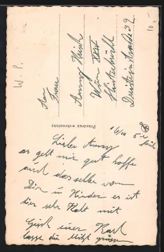 AK Thorn, Stadtleben mit Strassenbahn und Kirchturm