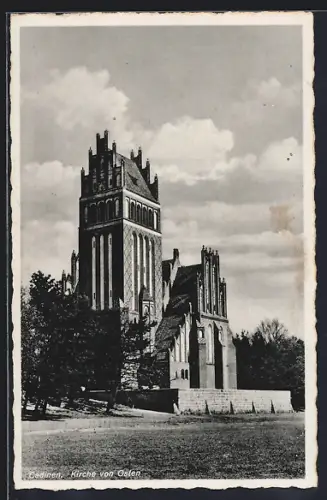 AK Cadinen, Kirche von Osten