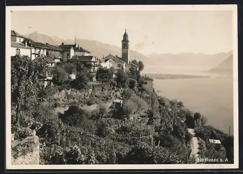 AK Ronco /s. A., Panorama mit Bergen