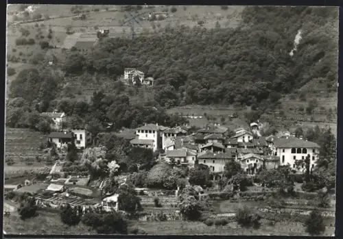 AK Cassina d`Agno, Panorama, Fliegeraufnahme