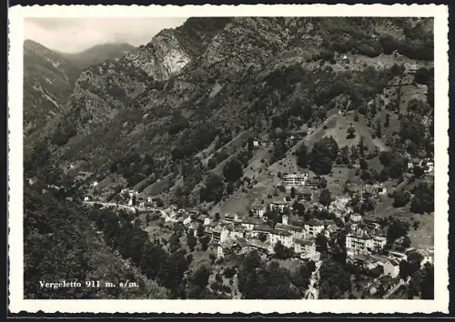 AK Vergeletto, Panorama mit Bäumen