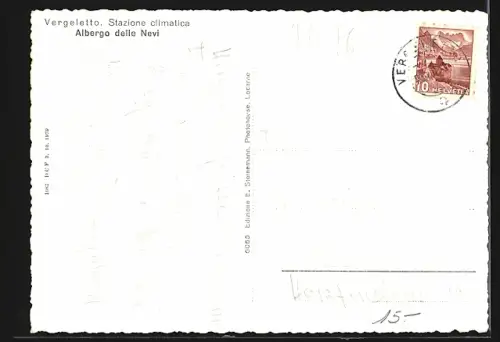 AK Vergeletto, Panorama mit Bäumen