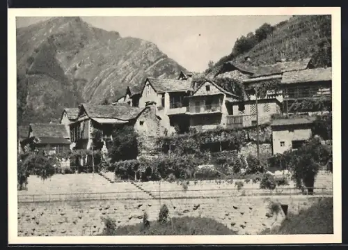 AK Vogorno, Blick zum Ort