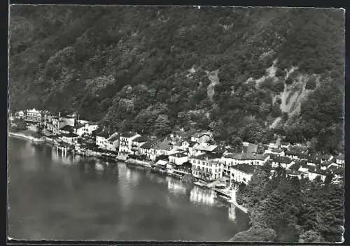 AK Melide, Panorama, Fliegeraufnahme