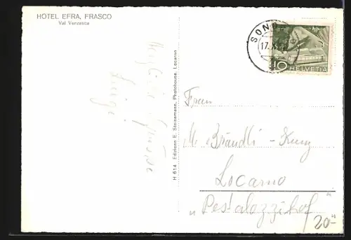 AK Frasco /Val Verzasca, Panorama