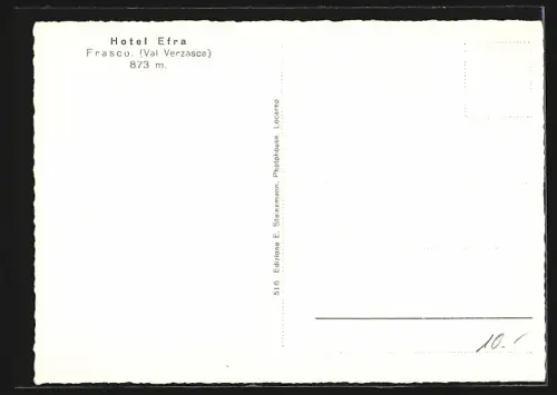 AK Frasco /Val Verzasca, Ortspartie mit Bergen