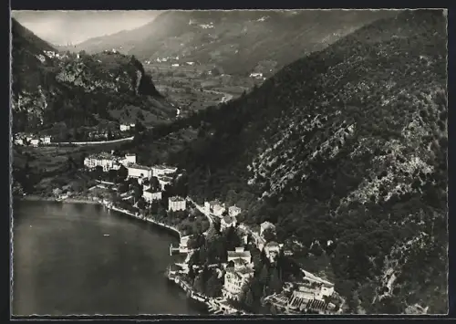 AK Figino, Totalansicht vom Flugzeug aus