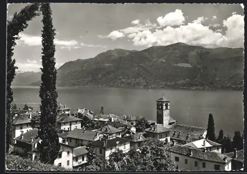 AK Brissago, Blick über den Lago Maggiore