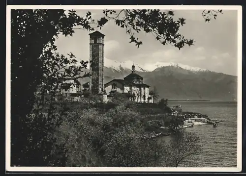AK Brissago, Hotel Brenscino mit See