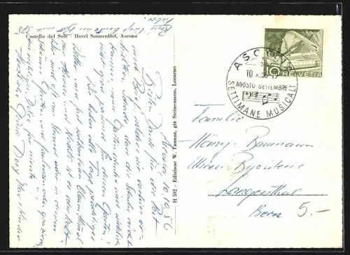 AK Ascona, Castello del Sole