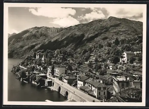 AK Ascona, Blick auf den Ort