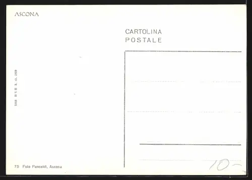 AK Ascona, Panorama vom Ort