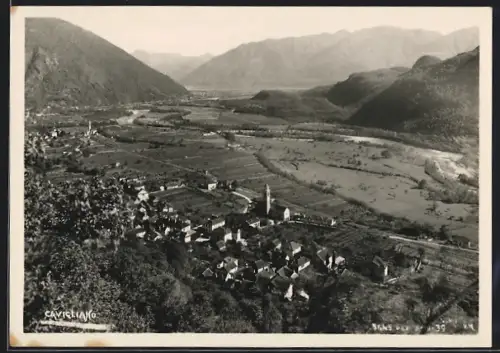 AK Cavigliano, Ortsansicht vom Hang aus