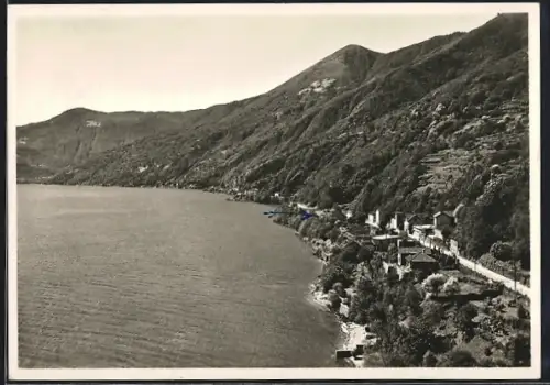 AK Brissago, Blick nach Valmara und Italien