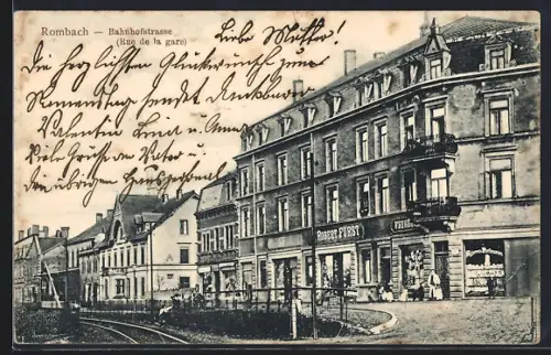 AK Rombach, Rue de la gare
