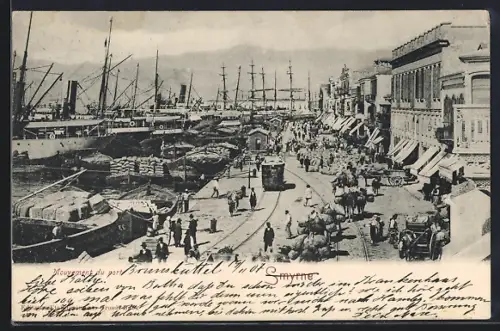 AK Smyrne, Mouvement du port