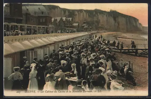 AK Dieppe, Les Cabines du Casino et la Nouvelle Terrasse