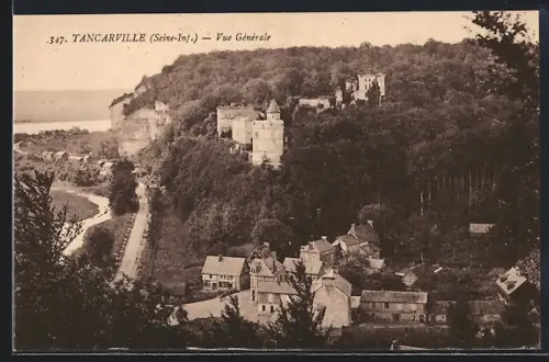 AK Tancarville /Seine-Inf., Vue générale