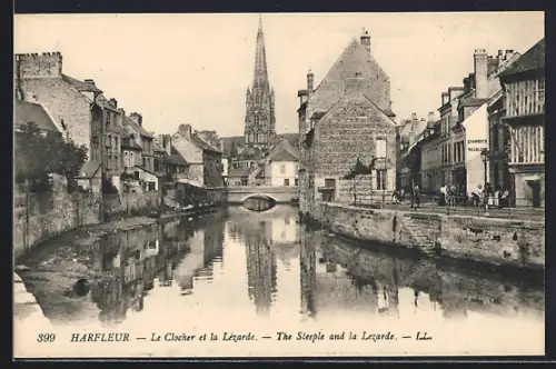 AK Harfleur, Le Clocher et la Lézarde