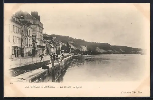 AK La Bouille, Le Quai