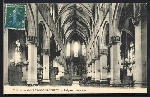 AK Caudebec-lès-Elbeuf, L`Église, Intérieur