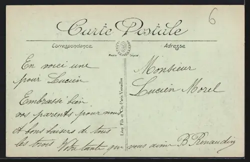 AK Criel-Plage, Promenade en Mer, Le Départ