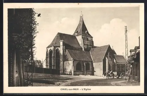 AK Criel-sur-Mer, L`Église