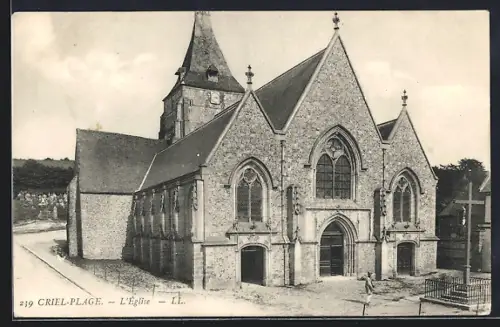 AK Criel-Plage, L`Église