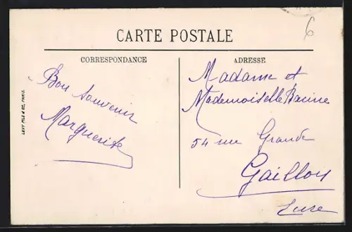 AK Elbeuf, Perspective du Pont suspendu et vue sur Elbeuf-Saint-Aubin