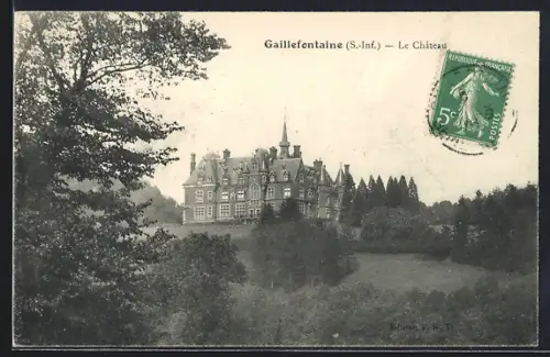 AK Gaillefontaine /S.-Inf., Le Château