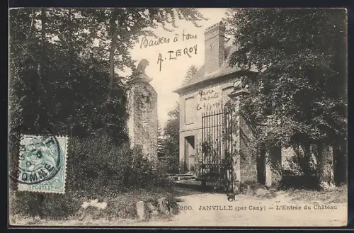 AK Janville /Cany, L`Entrée du Château