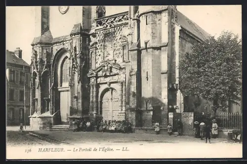 AK Harfleur, Le Portail de l`Église