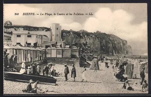 AK Dieppe, La Plage, le Casino et les Falaises