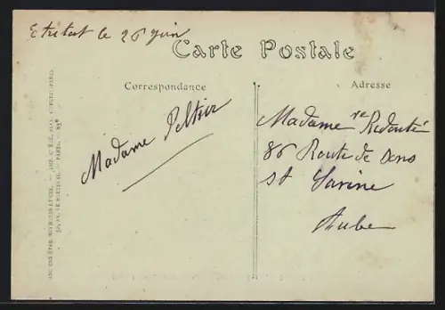 AK Étretat, La Plage, vue prise de la Falaise d`Aval