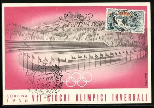 AK Cortina, Misurinastrecke der olympischen Winterspiele 1956